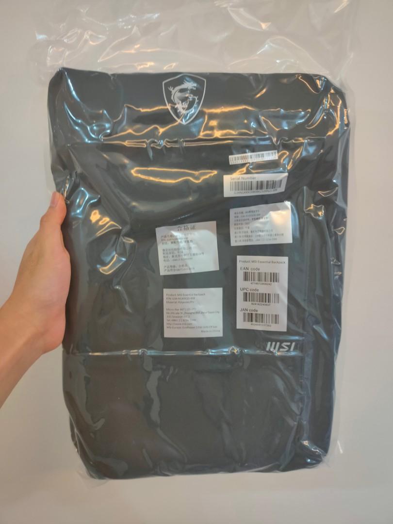MSI Essential Backpack, Men's Fashion, Bags, Backpacks on Carousell