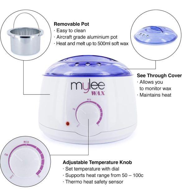 Mylee Professional Electric Wax Heater for All Wax Types, Wax Melter