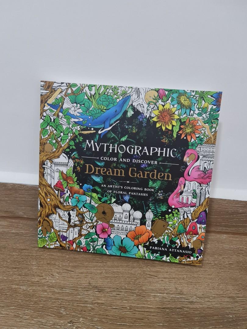 Mythographic- Dream Garden (Adult colouring book), Hobbies & Toys ...