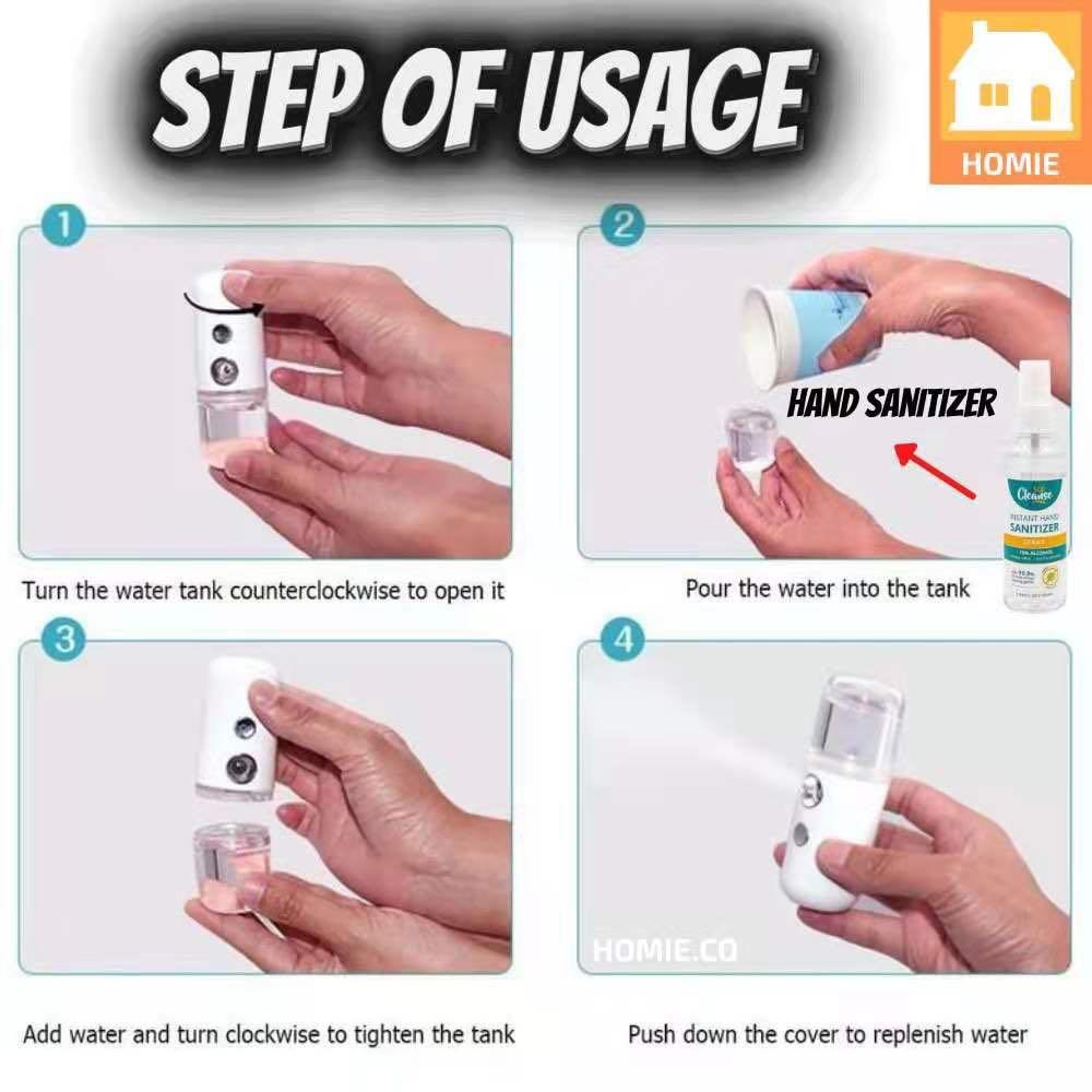 Nano Mist Spray Portable Sanitizer Spray Machine Nano Spray ...