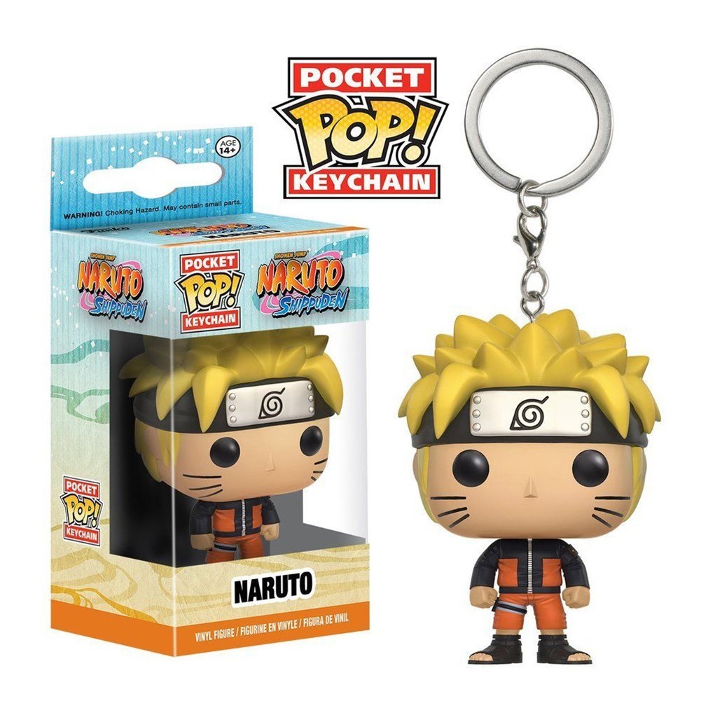 NARUTO FUNKO POP POCKET SIZE KEYCHAIN 