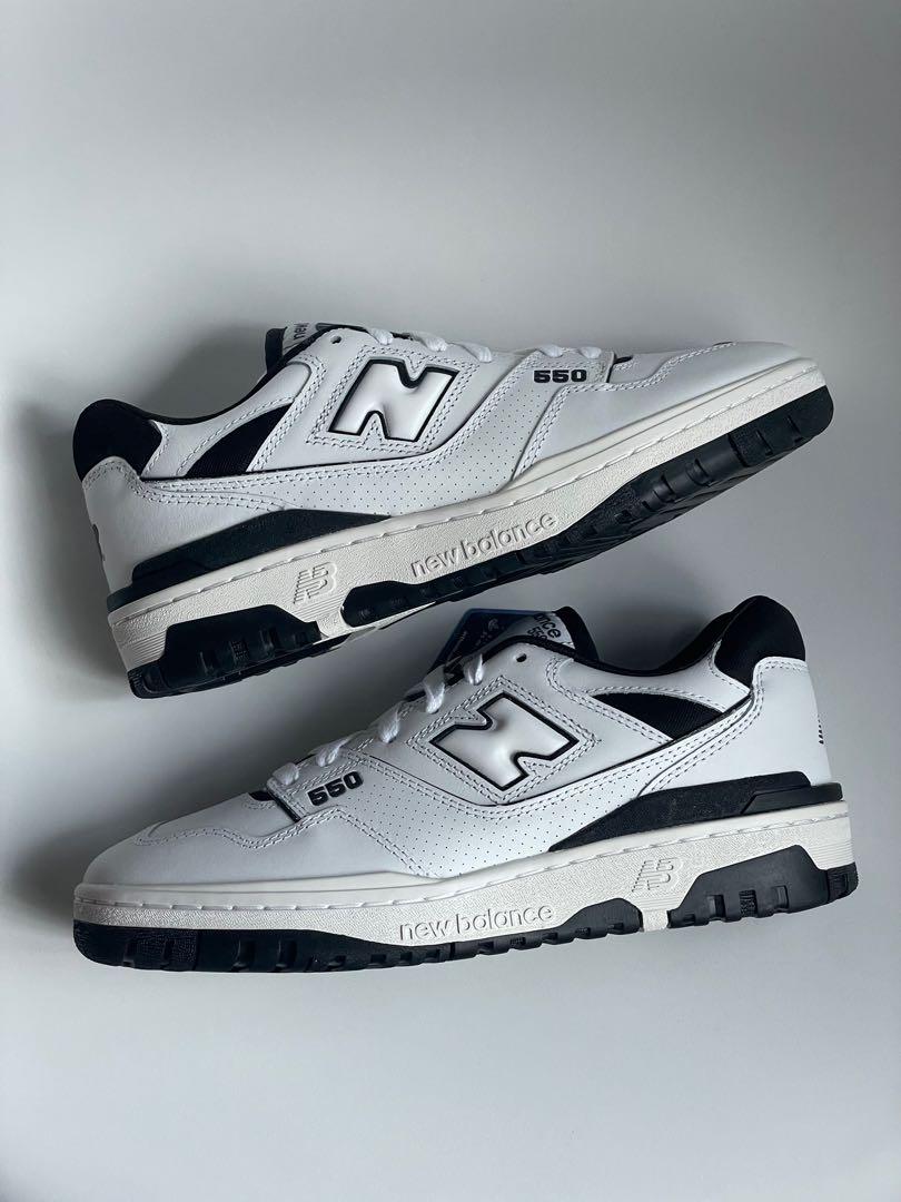 New Balance 550 sneakers in white and black - WHITE