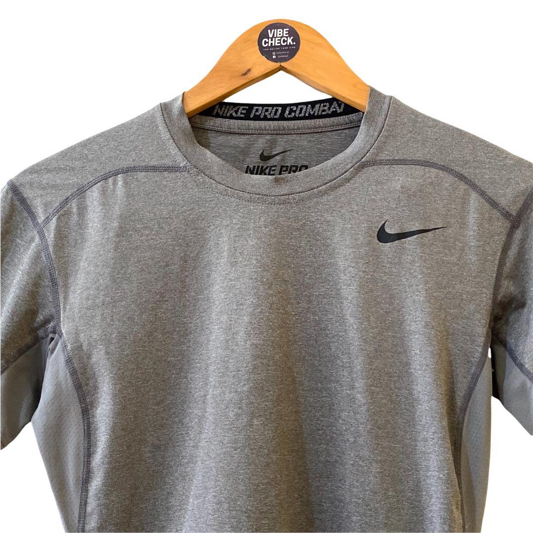 Nike Pro Combat Core Compression Gray, Men's Fashion, Activewear on Carousell