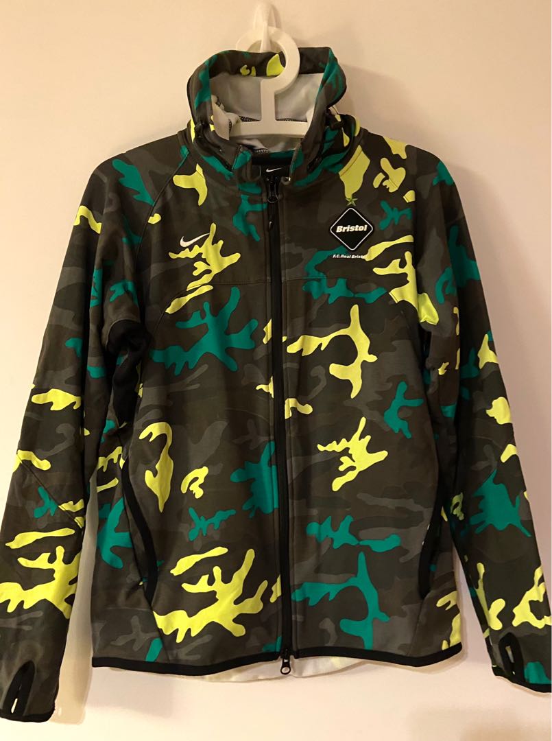 Nike x FCRB camo jacket Soph F.C.R.C Sophnet 迷彩外套size S, 男裝