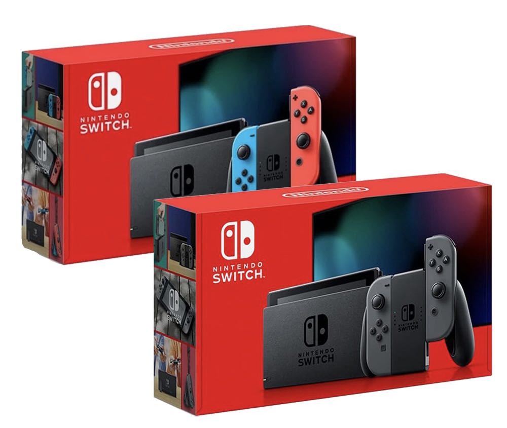 Nintendo Switch Console Gen 2 Neon Grey, Video Gaming, Video Game