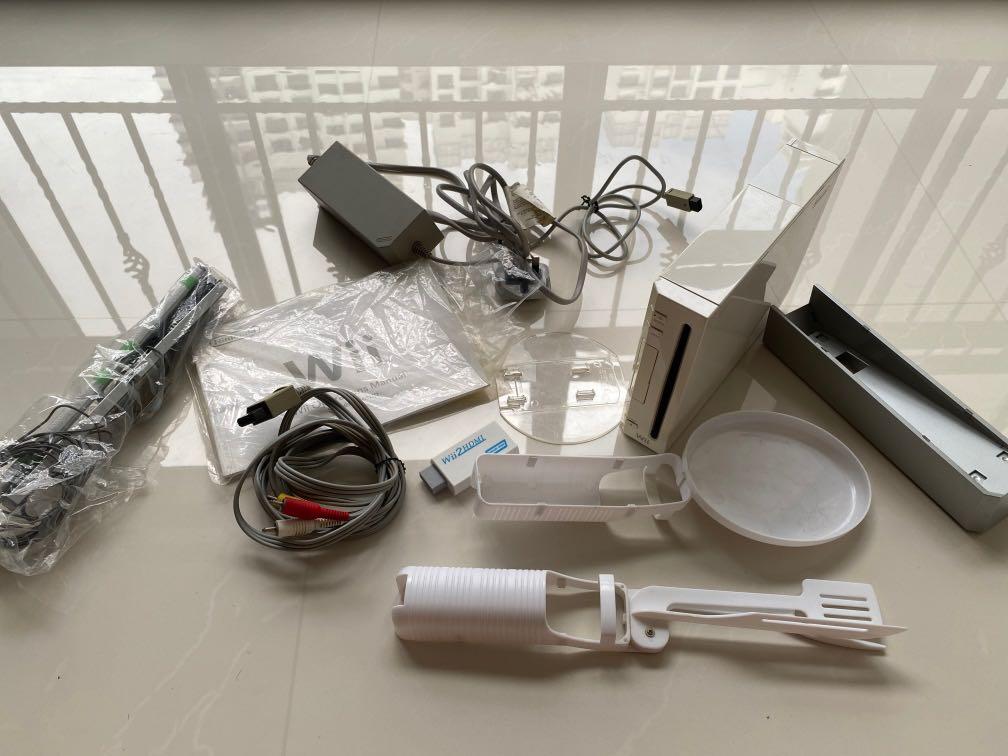 Nintendo Wii Console Set (jailbreak service available), Video Gaming