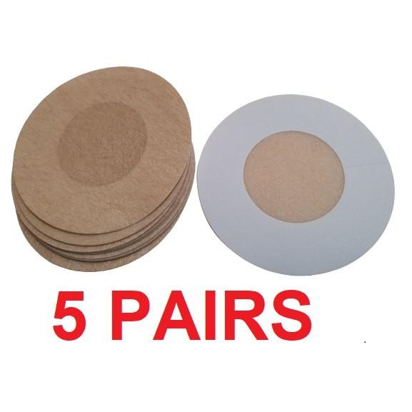 Backorder] 3 Packs Nipple Pads Round in Nude Nubra Invisible