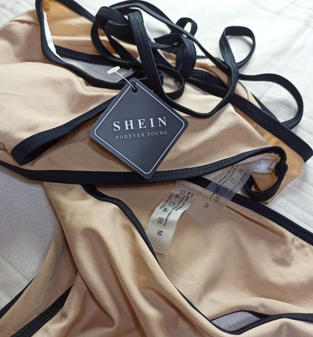Nude bikini - Shein, Women's Fashion, Swimwear, Bikinis & Swimsuits on Carousell