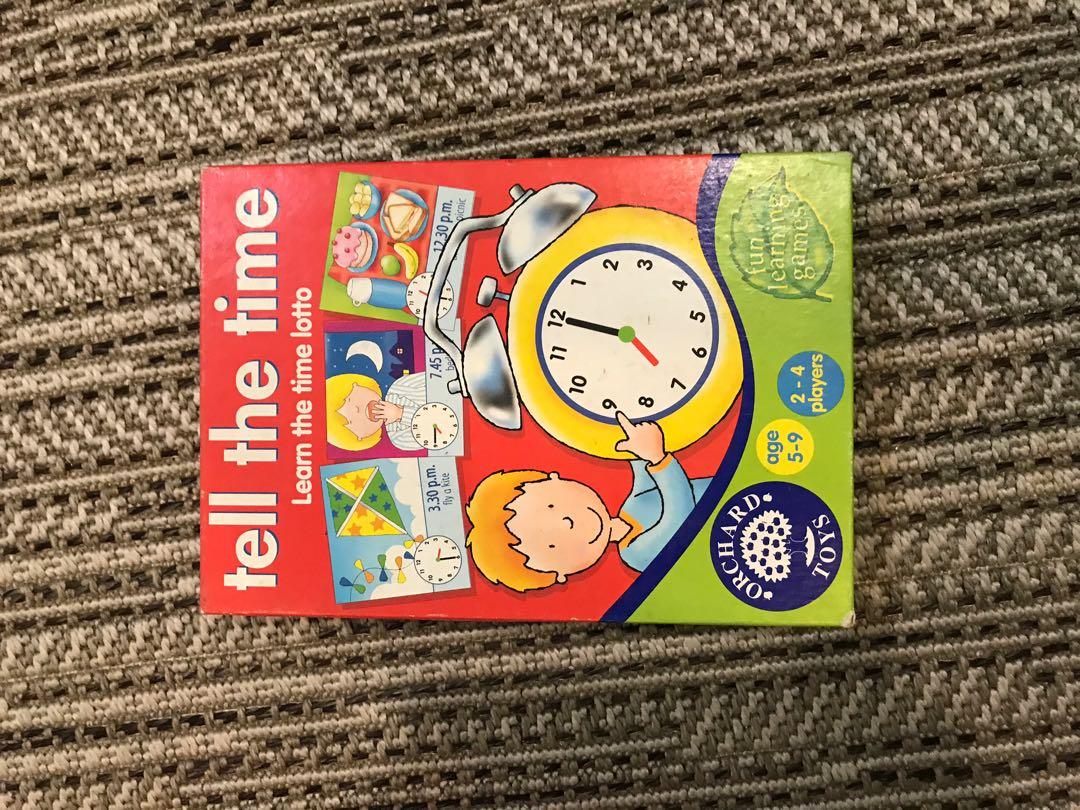 Orchard Toys Tell the Time Game 
