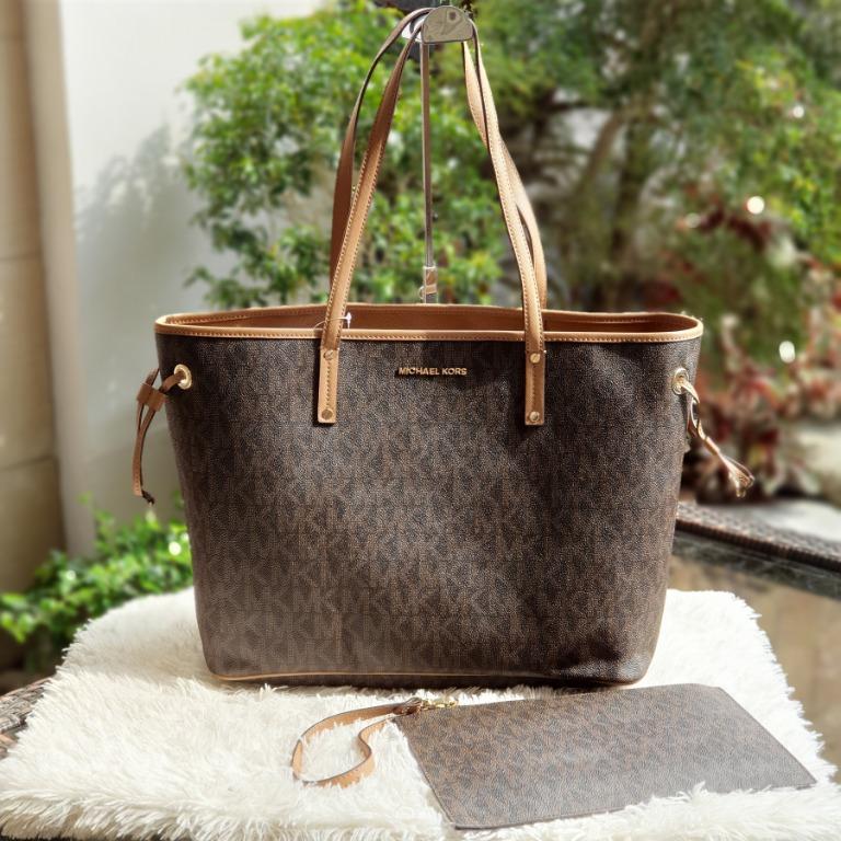 Michael kors devon hotsell signature large tote