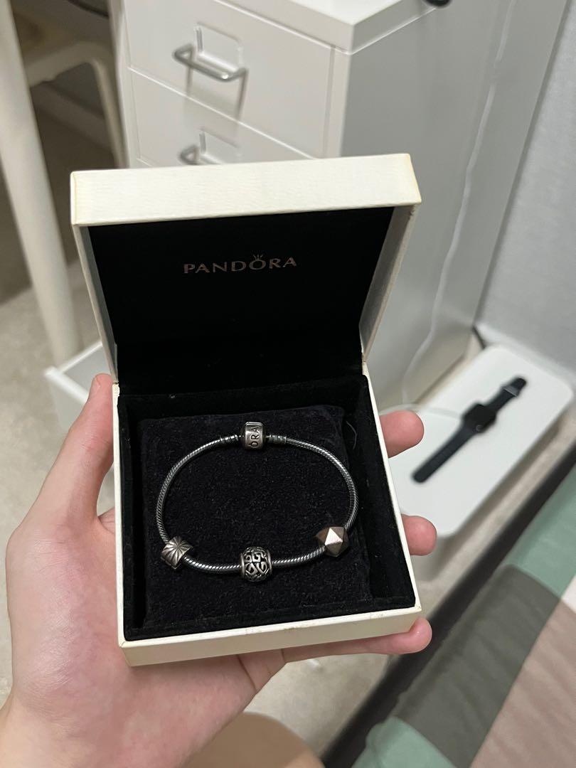 Grey pandora bracelet best sale