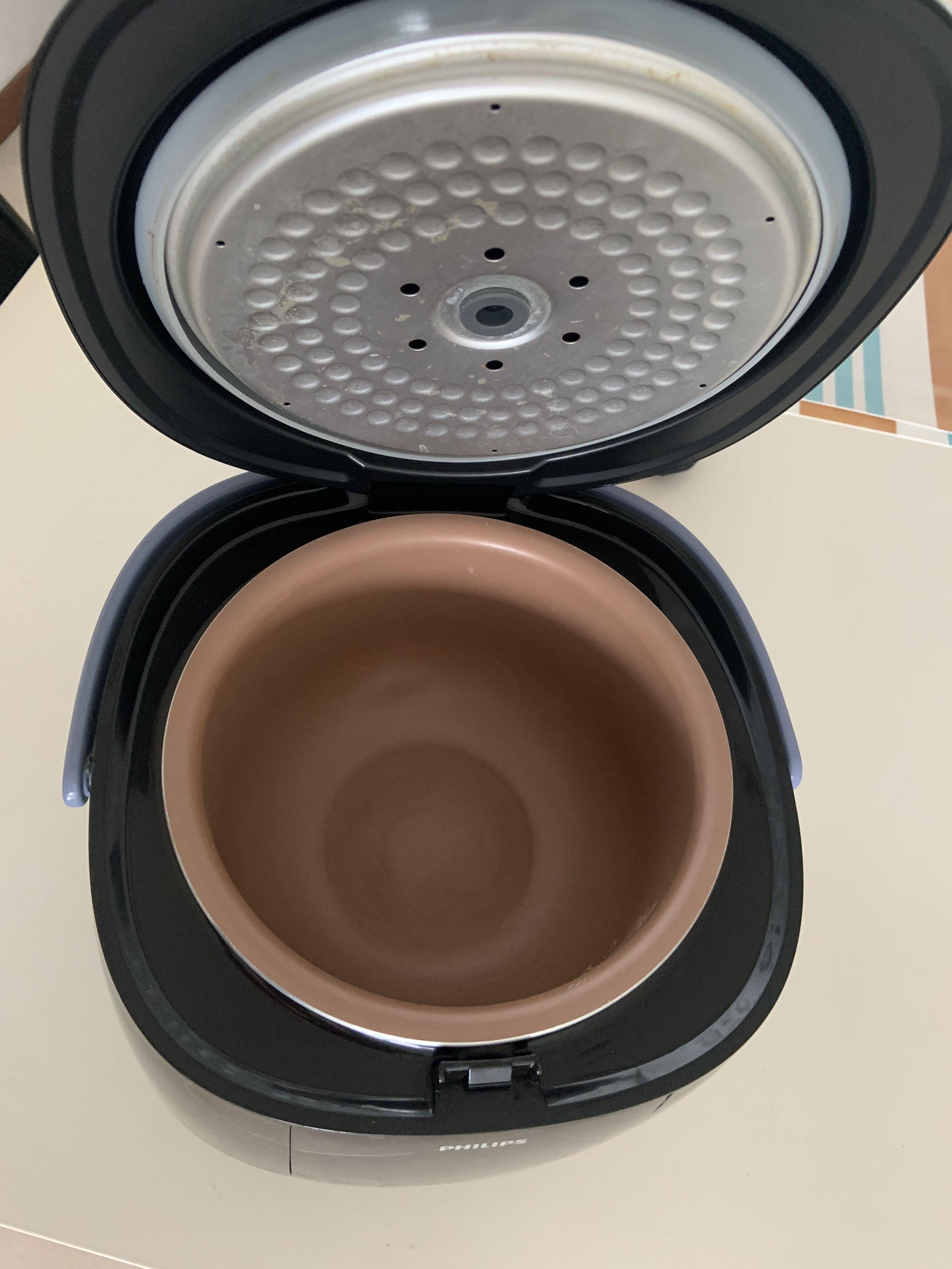 Philips HD3060/62 Used Viva Collection Mini Rice Cooker, 0.7 L Black