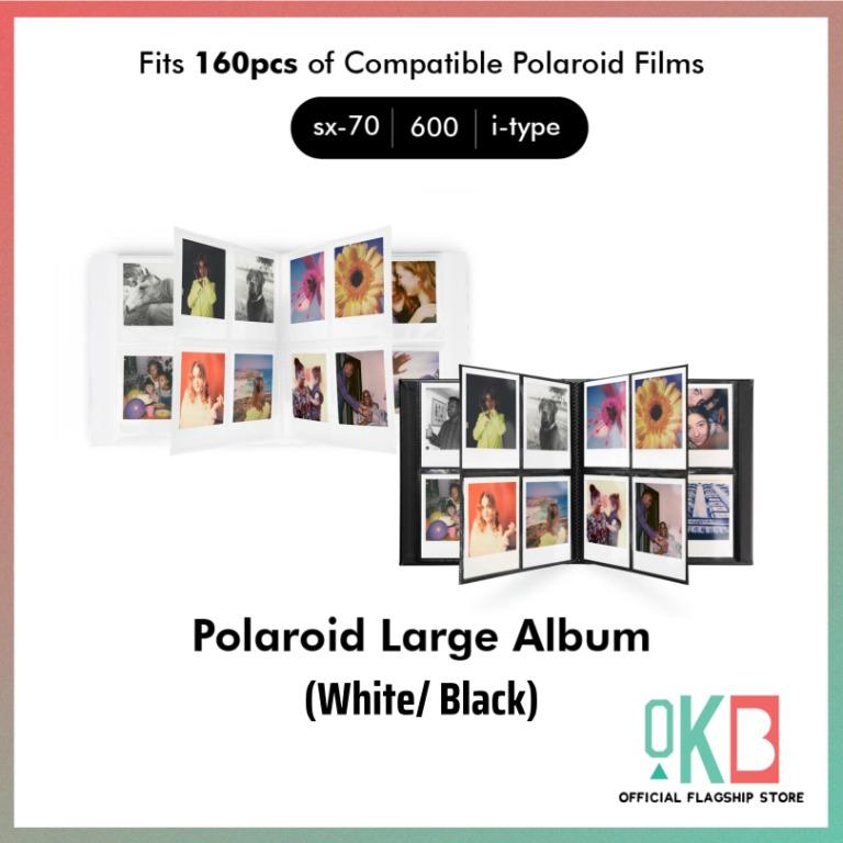 Polaroid Photo Album - Large (Category: Other Photography Accessories) located in Singapore. Submitted by okbrandon (Listing ID 1139453606, Image 1). Description: The days of finding a Polaroid photo album are over. Keep those square framed photos in top condition for years to come with the albums that offer the perfect fit. Shop our small album that holds up to 40 photographs or our larger one that holds up to 160 Polaroid photographs. A simple 