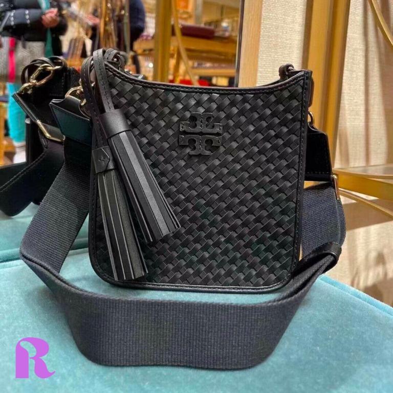 PREORDER TORY BURCH THEA WOVEN MINI WEB SHOULDER BAG 88372