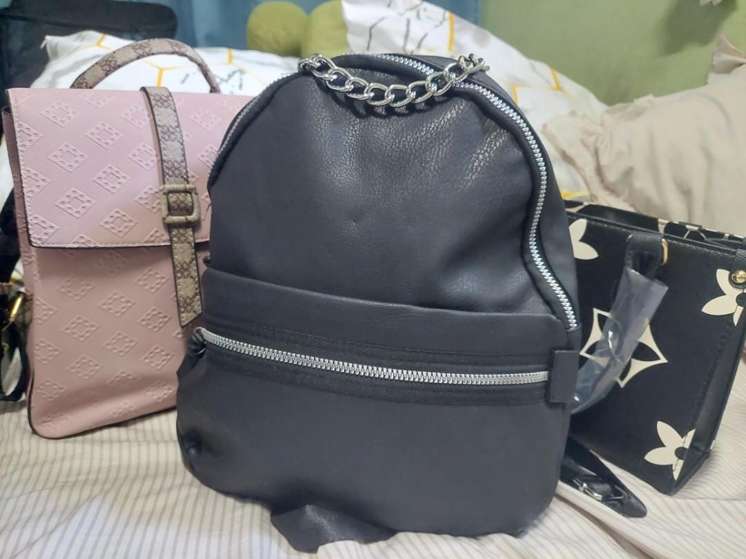 primark black backpack