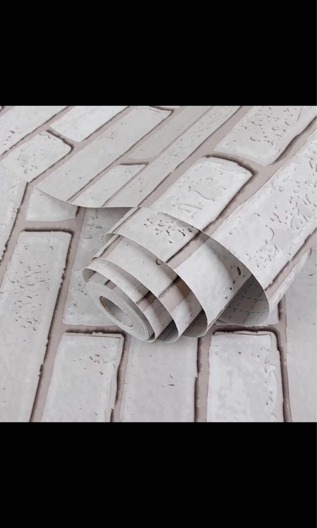 Pvc Wallpaper sticker waterproof 10meters x 45cm, Furniture & Home