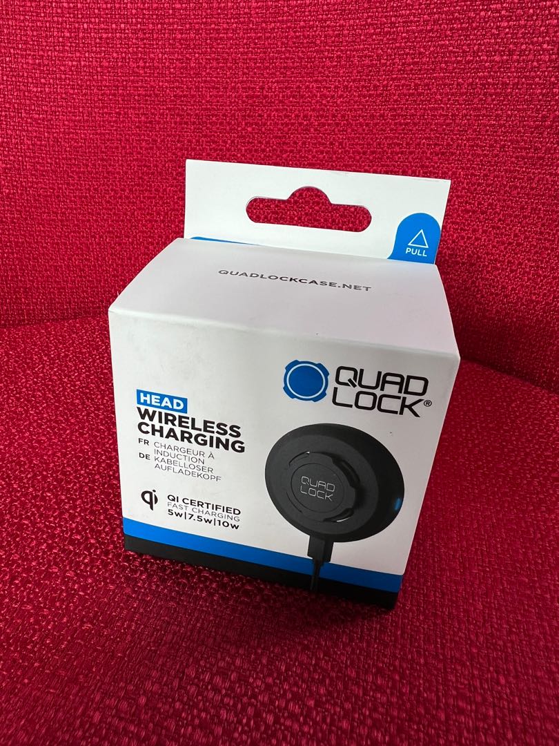 Quad Lock Wireless Charger, Car Accessories, Accessories on Carousell