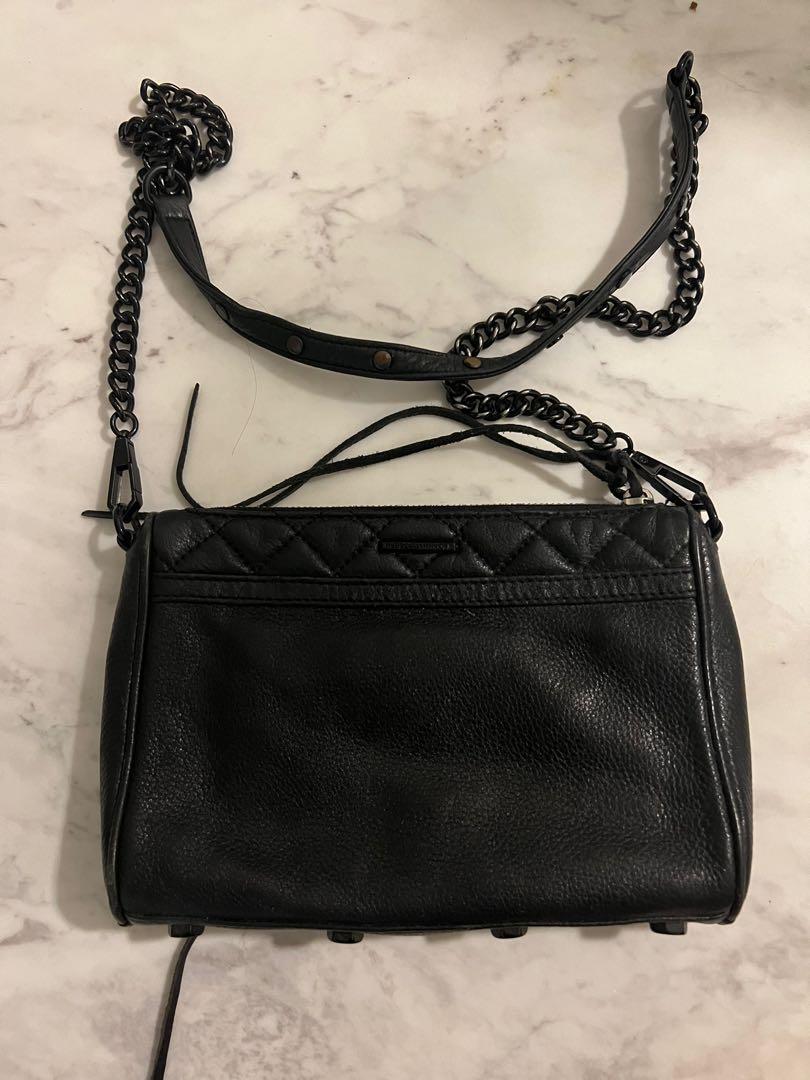 Rebecca minkoff top all black crossbody