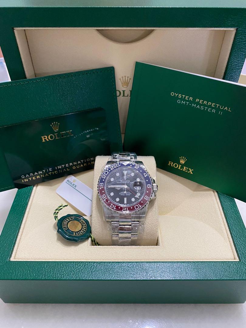 Rolex GMT Master II 126710BLRO Pepsi 2022 BNIB, Luxury, Watches on Carousell