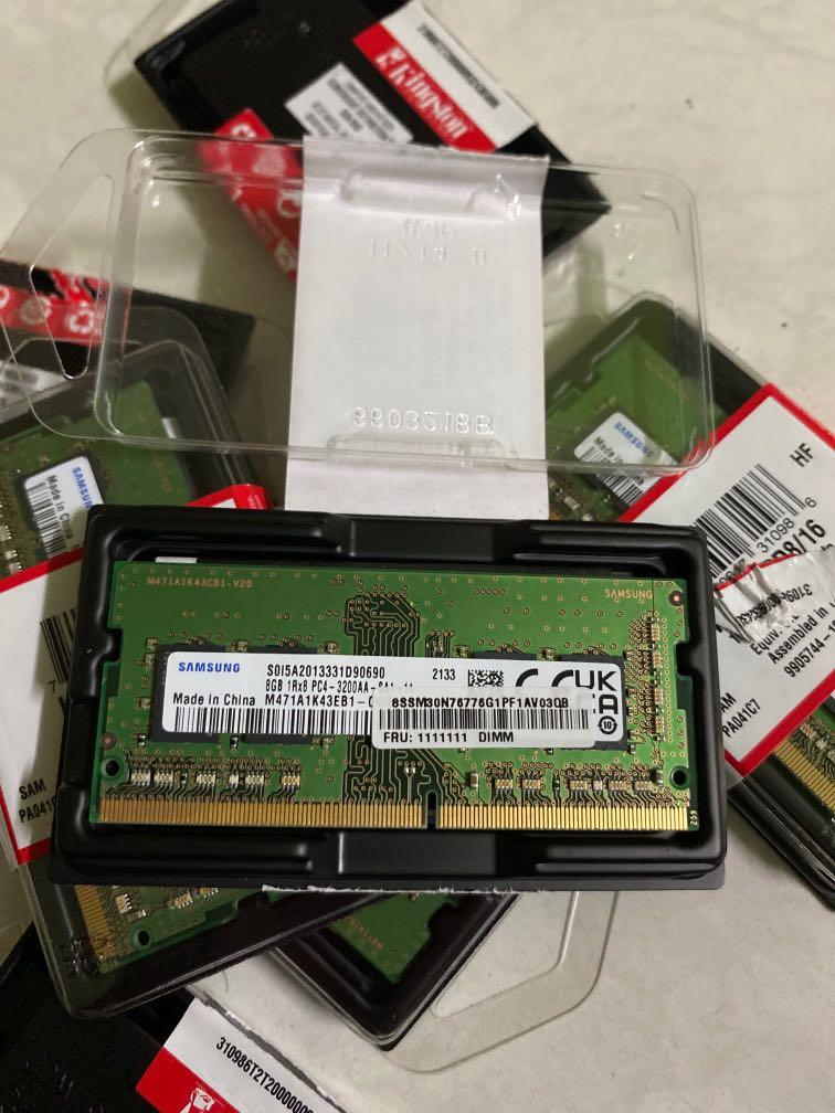 SAMSUNG 8GB DDR4 3200MHZ M471A1K43DB1 CWE SODIMM LAPTOP MEMORY RAM