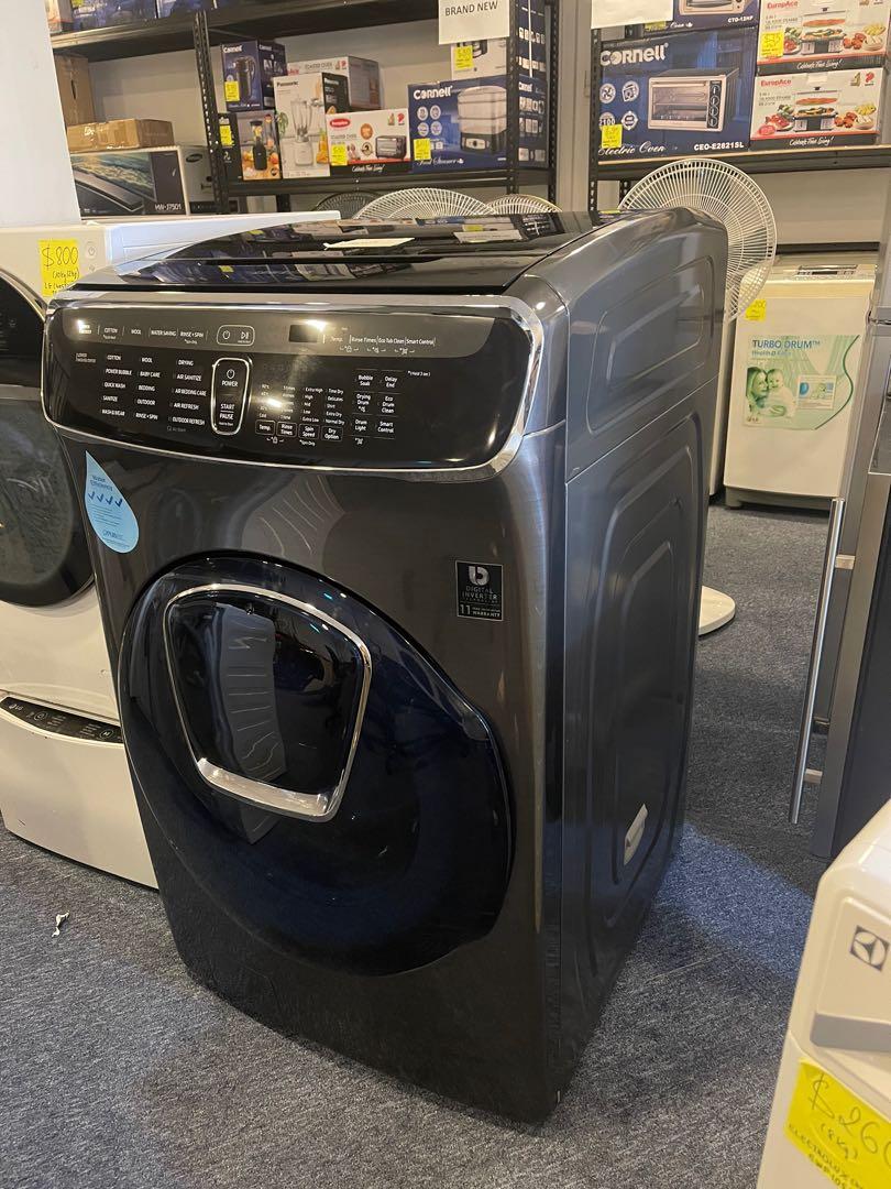 SAMSUNG WR24M9940KV/SP 3.5KG TOP LOAD + 21/12KG WASHER CUM DRYER, TV