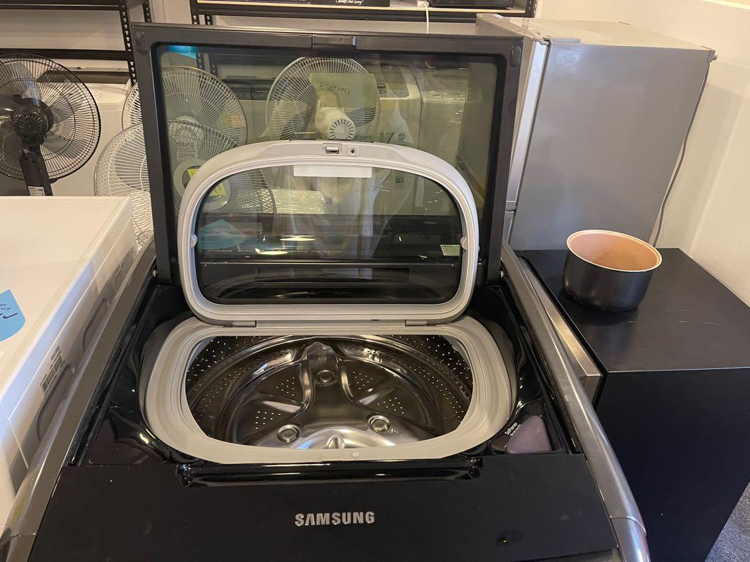 SAMSUNG WR24M9940KV/SP 3.5KG TOP LOAD + 21/12KG WASHER CUM DRYER, TV