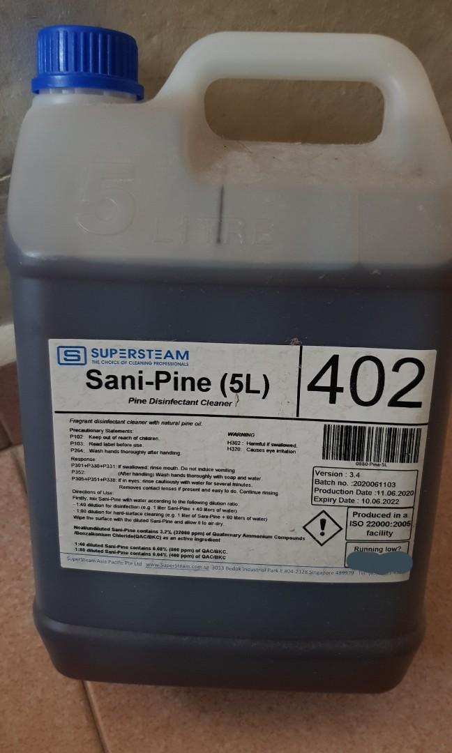 Sani Pine disinfectant Cleaner, Beauty & Personal Care ...