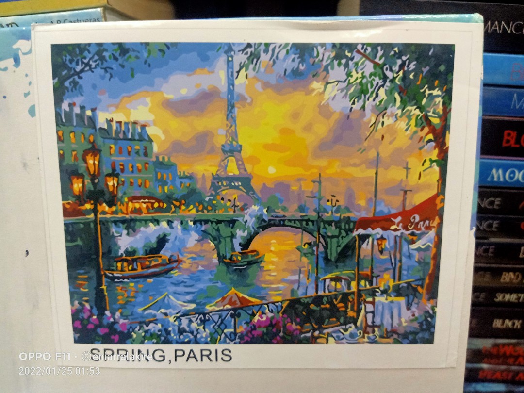 Scribbler ARTherapy Paint By Numbers Size 30x40cm Spring