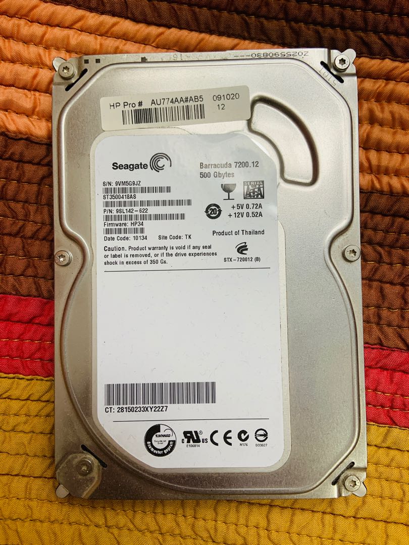 Seagate 500GB 3.5” SATA2 HDD ST3500418AS, 電腦&科技, 電腦周邊及配件, 硬碟及儲存器- Carousell Seagate 500GB 3.5” SATA2 HDD ST3500418AS, 電腦&科技, 電腦周邊及配件, 硬碟及儲存器- Carousell