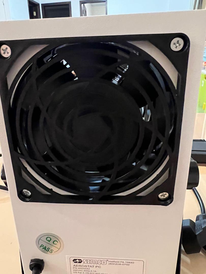 Simco Aerostat ionising antistatic fan blower, Furniture & Home Living