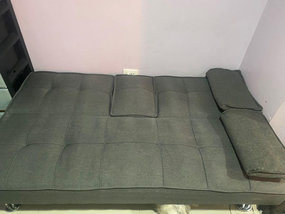 Sofa Bed with Cup Holder, Furniture & Home Living, Furniture, Other