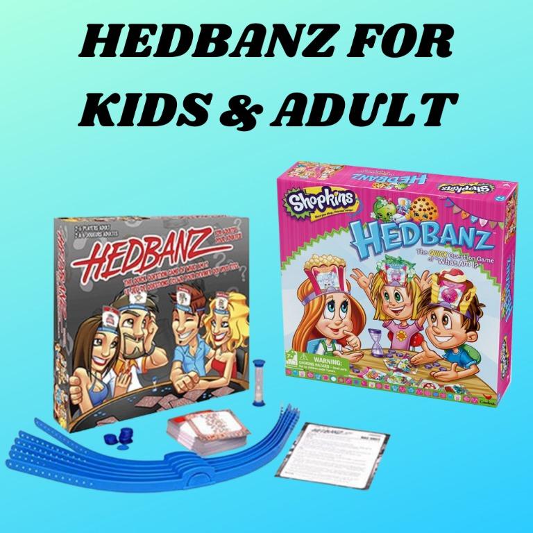 Spin Master Games Shopkins Hedbanz Board Game For Kids Adults