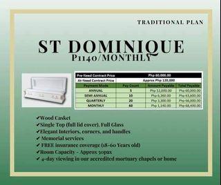 St. Peter Life Plans - Php 1,140 ST. DOMINIQUE
