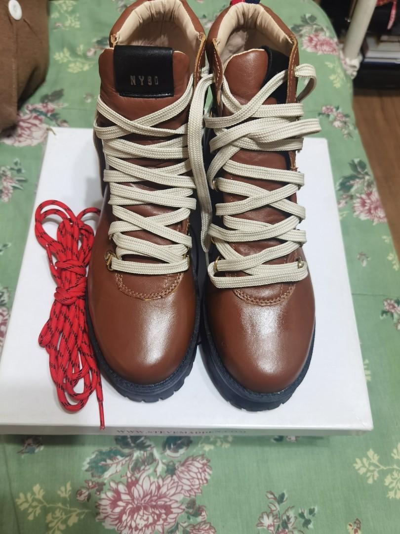 Steve madden shop bam boots cognac