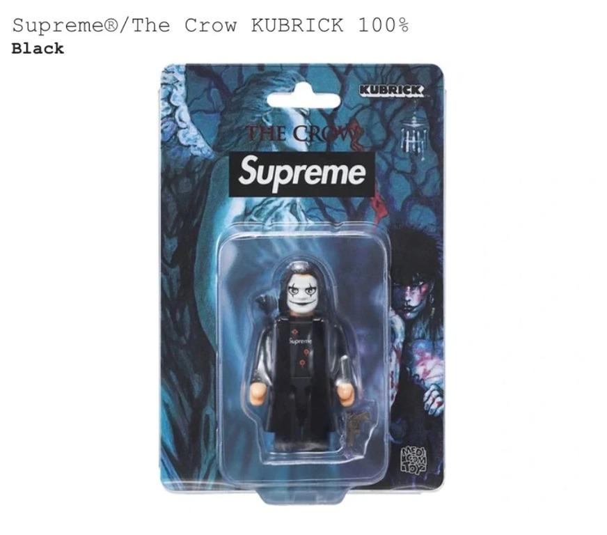 Supreme x The Crow Kubrick Bearbrick 1000% Medicom Be@rbrick IN