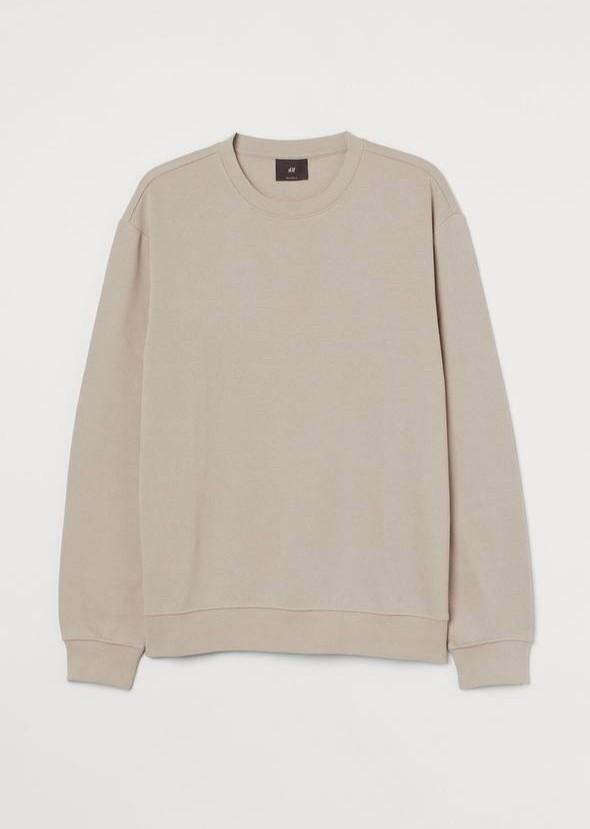 SWEATSHIRT H M NUDE SIZE L NEW ORIGINAL H M Women s Fashion Tops
