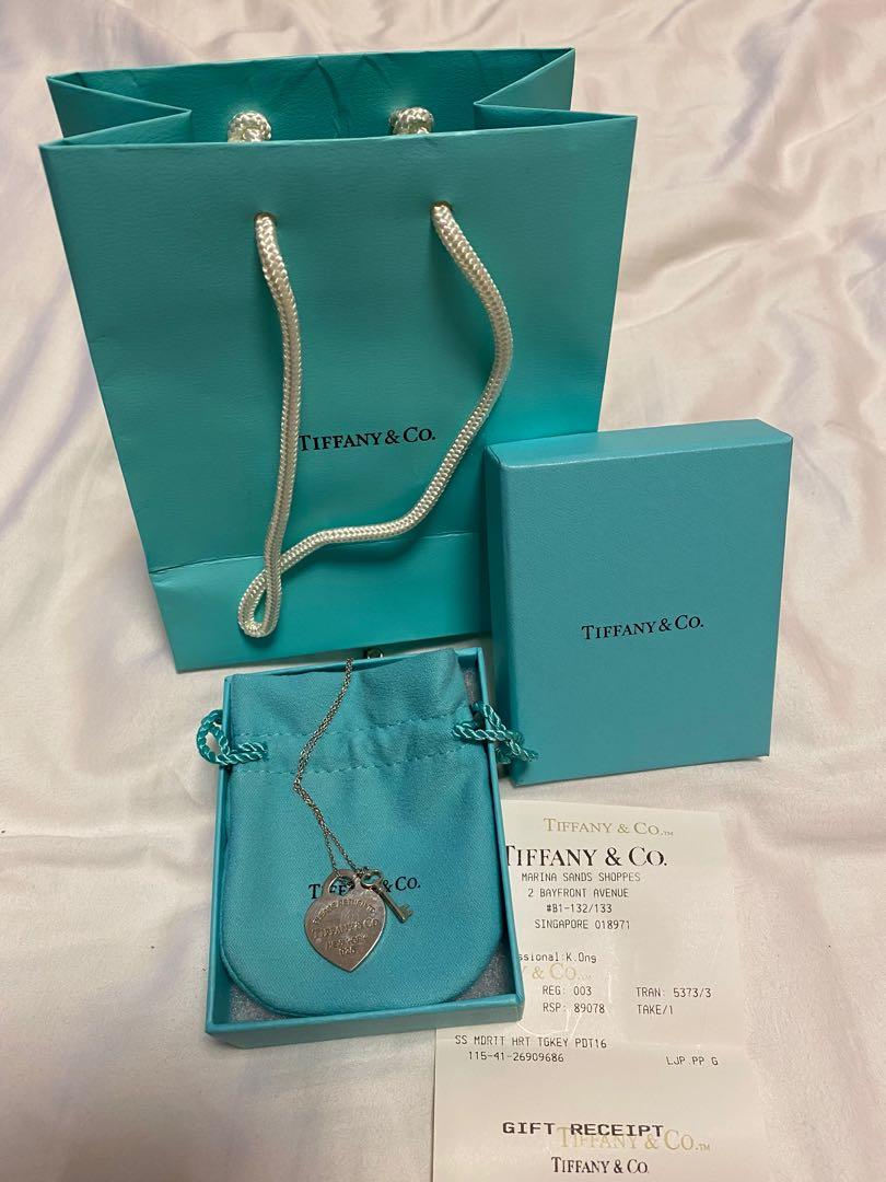 Tiffany and co return to tiffany heart tag necklace hot sale