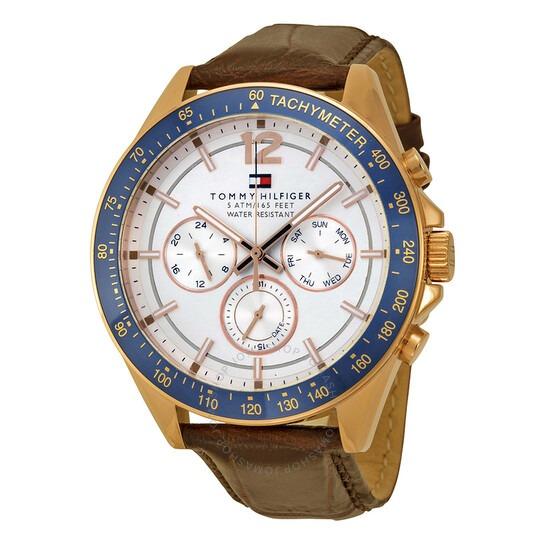 Tommy hilfiger white dial watch store