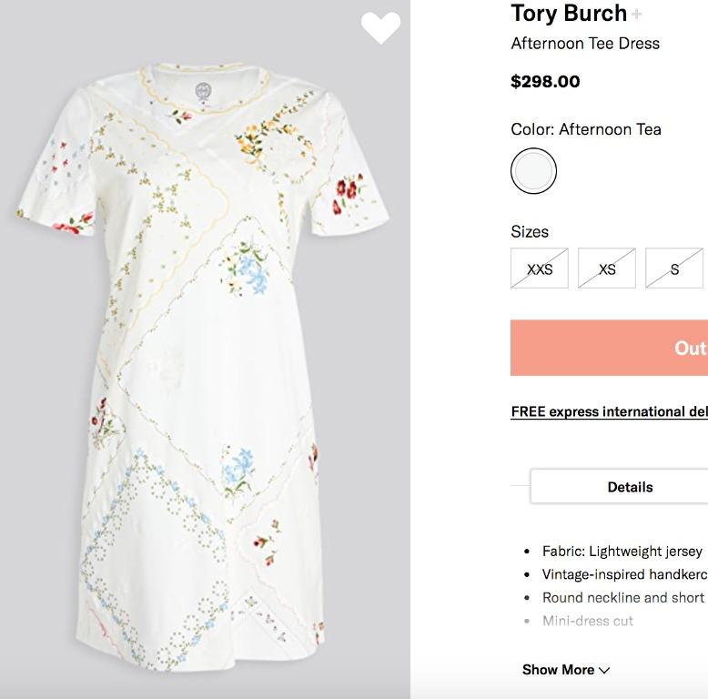 Tory Burch Afternoon Tea Dress, Women's Fashion, Dresses & Sets,  Traditional & Ethnic wear on Carousell