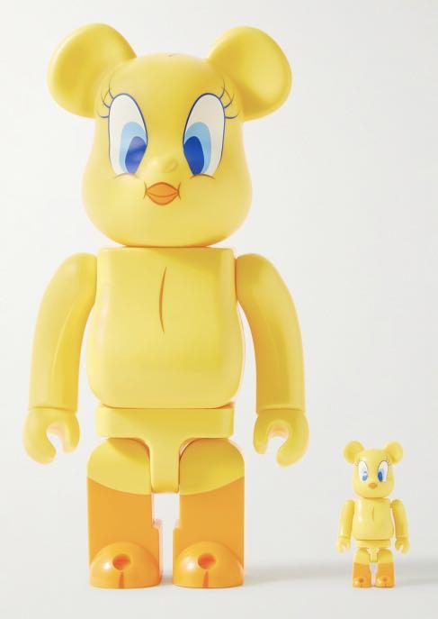 BE@RBRICK TWEETY 100% u0026 400% 各2個-