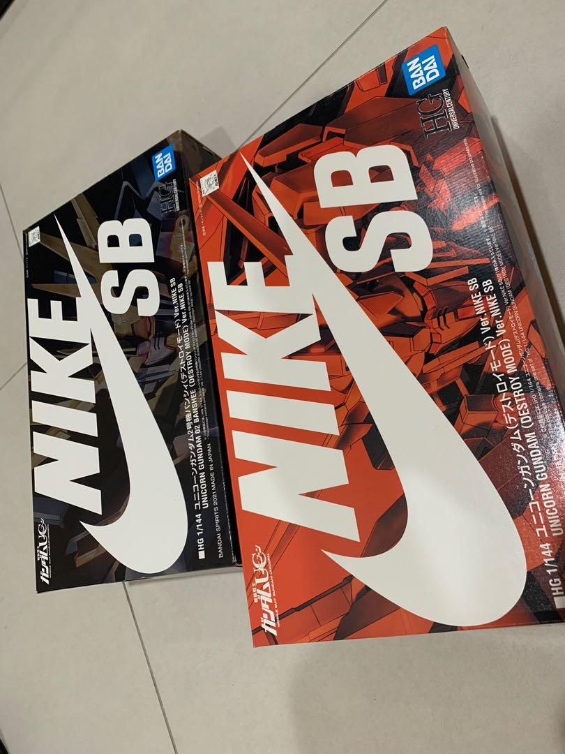 Unicorn Gundam x Nike SB Model Kits, Toys & Games, Action Figures