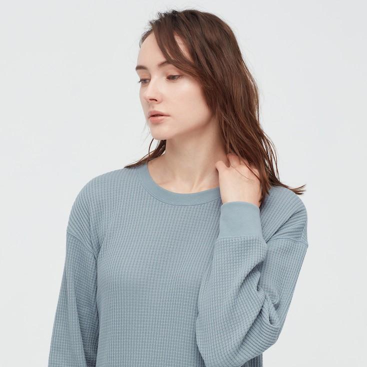 Uniqlo waffle knit sweater Women s Fashion Tops Longsleeves on