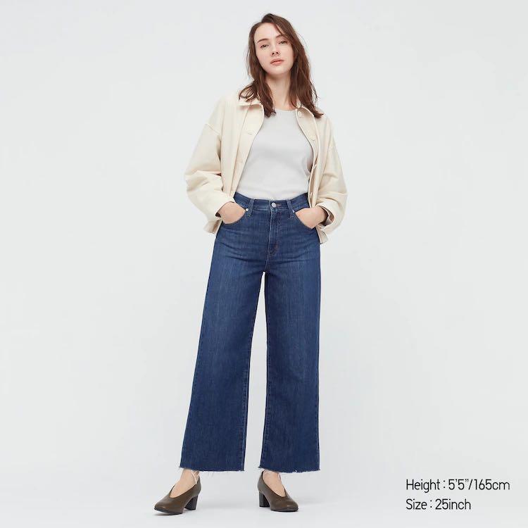 High Rise Uniqlo Ankle Jeans Uniqlo Wide High Rise Ankle Jeans