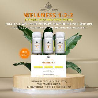 Victorian Herbal Wellness 1-2-3 Therapy Pack [60 Capsules x 3]