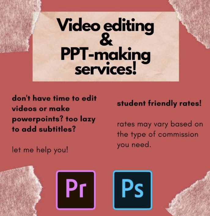 Video editor & PPT maker, Announcements on Carousell