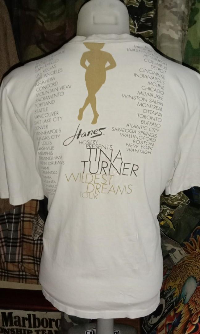 Vintage 90s Tina Turner Wildest Dreams Tour, Men's Fashion, Tops