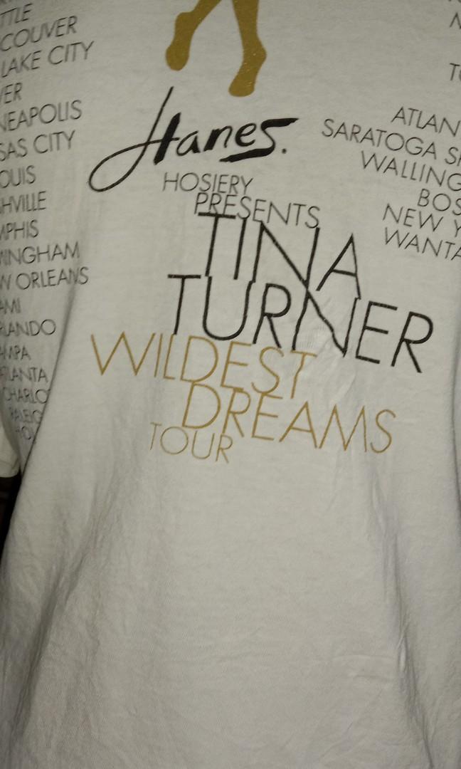 Vintage 90s Tina Turner Wildest Dreams Tour, Men's Fashion, Tops