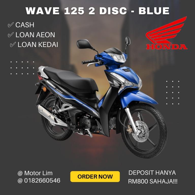 Motor honda cheap wave 125