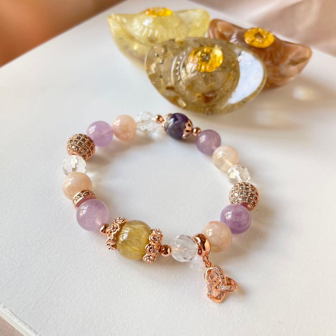Gold and crystal bracelet online
