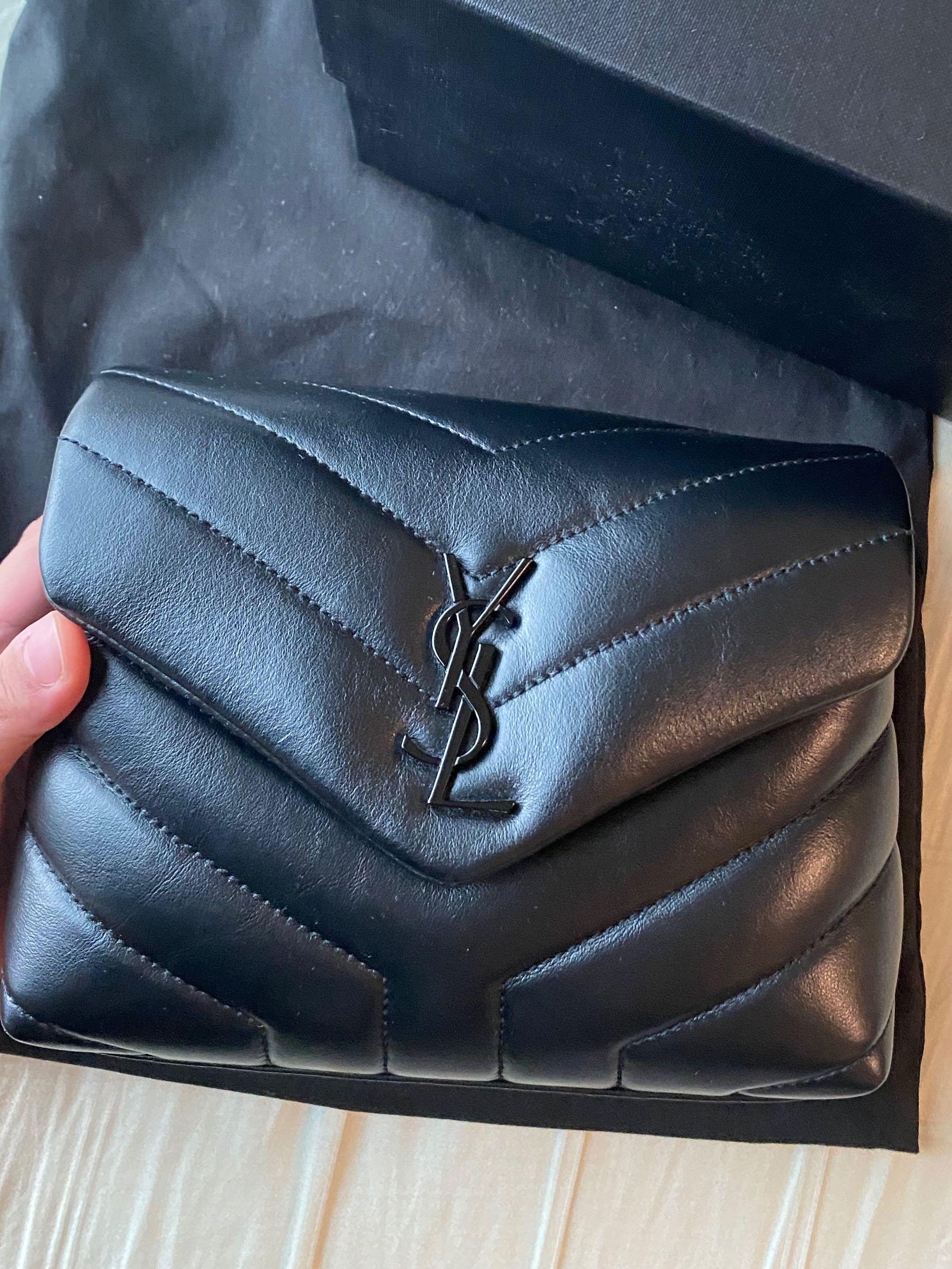 YSL Toy LouLou with Matte Black Hardware, Luxury, Bags & Wallets